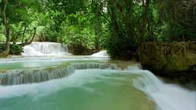 Luang Prabang: Kuang Si Bike Ride & Long-Tail Boat Cruise