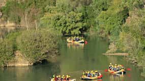 Calasparra : Rafting dans le canyon des Almadenes avec grottes et art rupestre