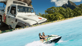 Bora Bora Adventure Day: 4X4 and Jet Ski with Lunch