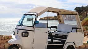 Albufeira : plage, vieille ville et Falesia en tuk tuk électrique