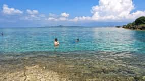 Okinawa: Private georgeous beach & snorkel tour