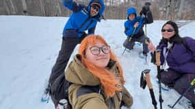 Escursioni con le racchette da neve a Bakuriani, nelle montagne del Caucaso