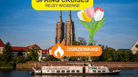 Vårbåtskryssning i Wrocław med uppvärmt fartyg