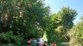 Ammoudia: Kajak ned ad Acheron 5,5 km