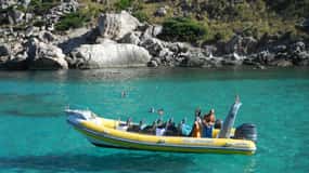 Mallorca : Bådtur med snorkling i den blå grotte