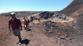 Tour a piedi al vulcano Sierra Negra e al vulcano Chico