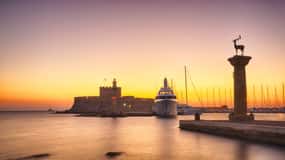 Faliraki: Evening RIB Cruise with Champagne and Sunset Views