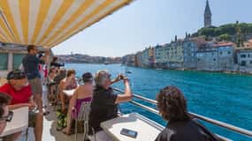Fra Pula: Dagsbådtur til Rovinj, Lim Fjord og Den Røde Ø