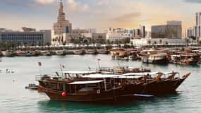 Doha: Traditional Dhow Cruise with Pickup and Drop-off