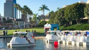 Long Beach: Swan Boat Rental at Rainbow Lagoon