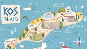 Sameday return Kos Island ferryticket from Bodrum cruiseport