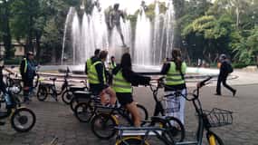 Electric Bike City Tour with a taco stop.
