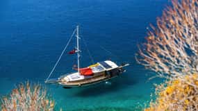 Kas: Limanagzi Beach & Island-Hopping Boat Tour with Lunch