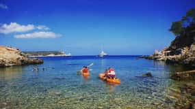 Ibiza: Xarraca Bay Guided Kayaking Tour