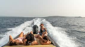 Excursão a Blue Cave e Hvar Mamma Mia 6 ilhas com Snorkeling