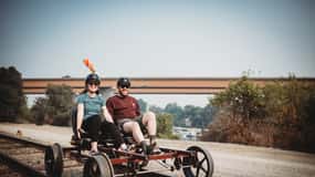 Sacramento: Yolo Countryside Guided Rail Bike Tour