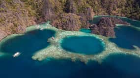 From Coron: Island Hopping Boat Day Trip with Buffet Lunch