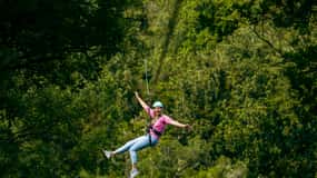 Okere Falls: Zipline over Waterfalls Experience