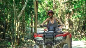Cozumel: ATV Ride to Jade Cavern, Beach Club Access & Lunch