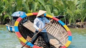 Hoi An: Coconut Basket Boat Ride by Hangcoconut