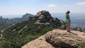 Walking Tour Montserrat Mountain to Top Sant Jeroni
