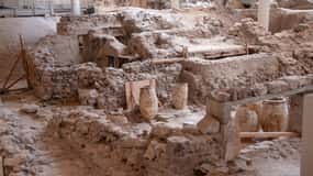 Santorini: Biglietto per Akrotiri con audioguida opzionale