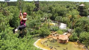 Orlando: Gatorland Zipline Adventure med heldagstillträde till parken