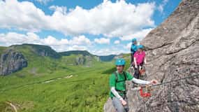 Charlevoix: Parque Nacional Grands-Jardins Via Ferrata Hike