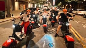 Dallas: Sunset Fat Tire E-Scooter Guided Tour
