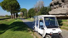 Rome: Appian Way Golf Cart Charter with Driver