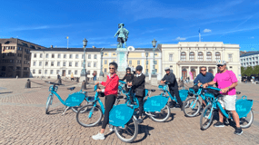 Göteborg: Cykeltur med transfer till stadens höjdpunkter