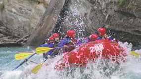 5 uur raften op de Fraser rivier in Jasper National Park