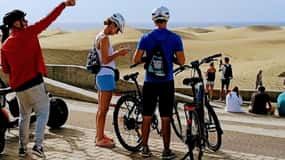 Maspalomas: E-Bike Sightseeing Sunset Tour or Morning Tour