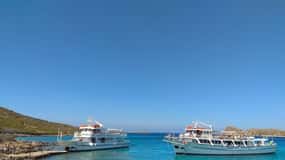 Crete: Mirabello Bay Cruise with Onboard Cocktail