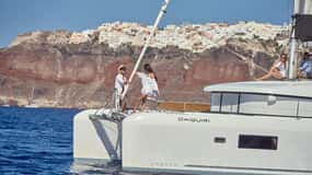 Croisière en catamaran de luxe au coucher du soleil avec barbecue de poisson frais et boissons