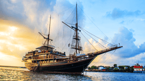 Bali: Pirate Dinner Cruise with Shows, Games, and Music