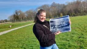 Normandie D-dagsstränder Privat brittisk sektor från Bayeux