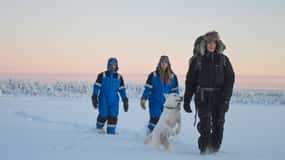Kiruna: Snöskovandring och isfiske