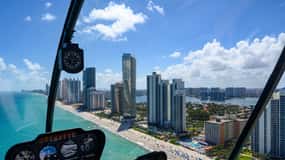 Sunset Helicopter: Lauderdale-Hard Rock Guitar-Miami