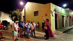 Visite à pied de Campeche : contes mexicains, représentation théâtrale