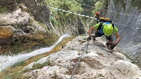 Ballino: Via Ferrata Rio Ruzza con Guida Alpina