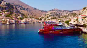 Kolymbia: High-Speed Boat to Symi Island & St George's Bay
