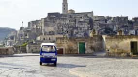 Matera : centre ville et parc de la Murgia en tuk-tuk