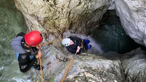 Bovec: Eenvoudige Canyoning Tour in Sušec (niveau 1) + foto