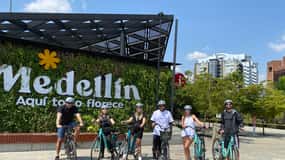 E-Bike City Tour Medellin с местным пивом и закусками