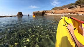 From Inmood Hotel Alcanada. Kayaking Guided Route Island