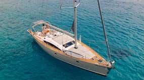 Heraklion: Dia Island Luxury Sailing Trip com Refeição e Bebidas