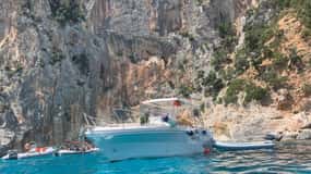 From Cala Gonone: Gulf of Orosei Speedboat Trip and Aperitif