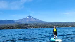 Pucon: Stand up Paddle tocht op het Villarrica meer