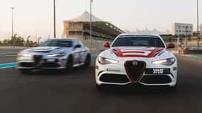 Abu Dhabi: Alfa Romeo Guilia Quadrifoglio Passeggero